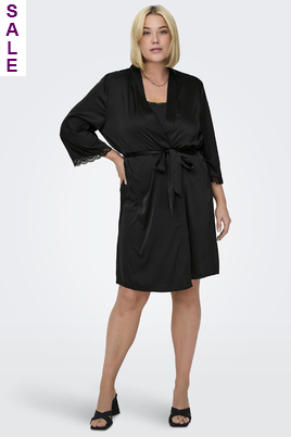 ONLY ochtendjas kimono satijn