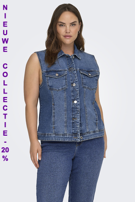 ONLY denim jack mouwloos