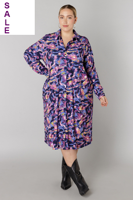 COLLETTA jurk print