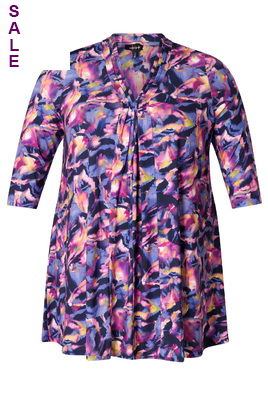 COLLETTA tuniek plooien hals