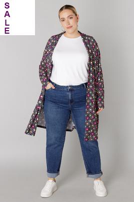 COLLETTA vest lang print