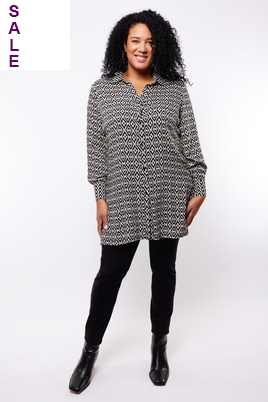 Exxcellent tuniek lange mouwen print