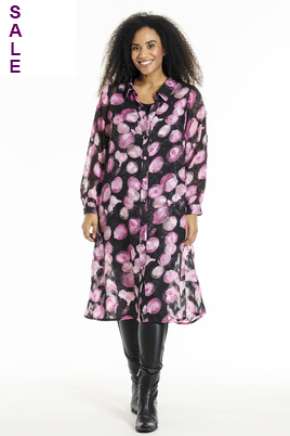 Studio blouse Juni lang voile print