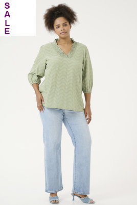 Kaffe Curve blouse voile golf