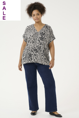 Kaffe Curve blouse ECO V hals