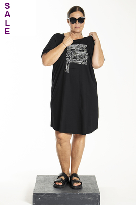 Gozzip Black tuniek opdruk voor