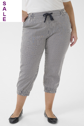 Kaffe Curve broek 7/8e streepje