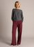 Wine Red/Beige Cream