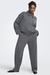 Medium Grey Melange/Bright White