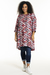 Red/multi pattern print