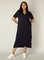 Base Level Curvy jurk Abbie