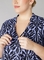 COLLETTA jurk V hals print