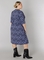 COLLETTA jurk V hals print