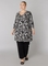 COLLETTA tuniek V hals print