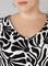 COLLETTA tuniek V hals print