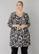 COLLETTA tuniek V hals print