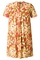 COLLETTA jurk travel print geel oran
