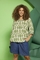 ZHENZI blouse combi print details