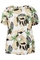 ZHENZI blouse Lyda print V hals