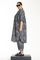 Gozzip Black jurk Laila streep print