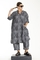 Gozzip Black jurk Laila streep print