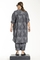 Gozzip Black jurk Laila streep print