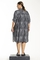 Gozzip Black jurk Laila streep print