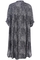 Gozzip Black jurk Laila streep print