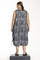 Gozzip Black jurk Lula streep print