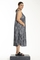Gozzip Black jurk Lula streep print