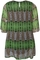 ZHENZI jurk Lila combi print