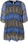 ZHENZI jurk Lila combi print