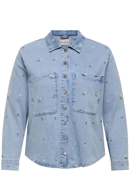 ONLY blouse jasje denim borduur
