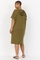 Wasabi sweat jurk korte mouw