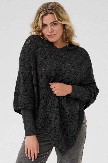Kaffe Curve poncho Olina
