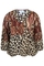 ZHENZI dierenprint blouse Siff