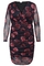 ONLY ECO jurk v-hals rozen print lm
