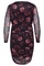 ONLY ECO jurk v-hals rozen print lm