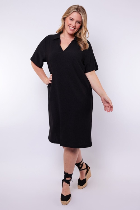 Exxcellent jurk Briar ribbel jersey