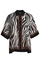Mat fashion blouse zebra print