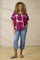 ZHENZI blouse korte mouw