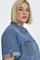 ONLY eco denim jurk korte mouw