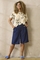 ZHENZI blouse korte mouw