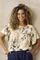 ZHENZI blouse korte mouw