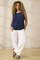 ZHENZI singlet brede band hals
