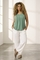 ZHENZI singlet brede band hals