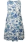 Zhenzi mouwloze print jurk Jackie