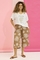 Zhenzi 7/8 broek schelp print