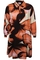 ZHENZI jurk Kelis met print