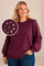 ONLY sweater Femme broderie mouw